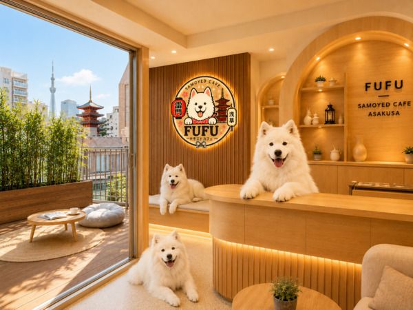 FUFU Samoyed Cafe Asakusa