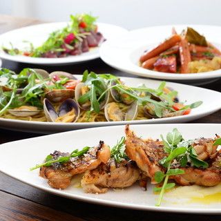 Web予約限定【マリスコス特製 おまかせコースB羊炭火焼】2名様～大皿提供