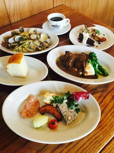 【前菜7種盛合せのプリフィックスランチ】パスタ・メイン・デザートが選べるバラエティ豊富なランチコース