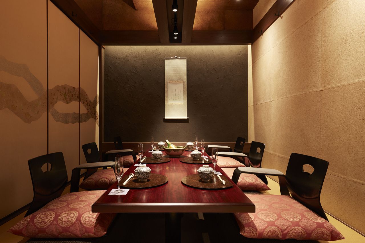 【ご接待/ご会食】《一人ひと鍋》黒毛和牛+鹿児島黒豚出汁しゃぶ会席 全6品 