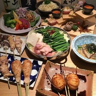 【お食事のみ】￥4500 名物串 博多コース