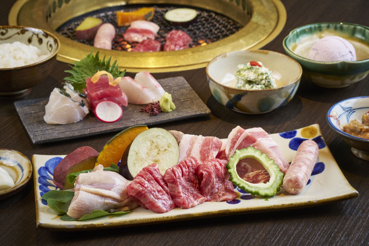 Charcoal-grilled course ~Eisa~