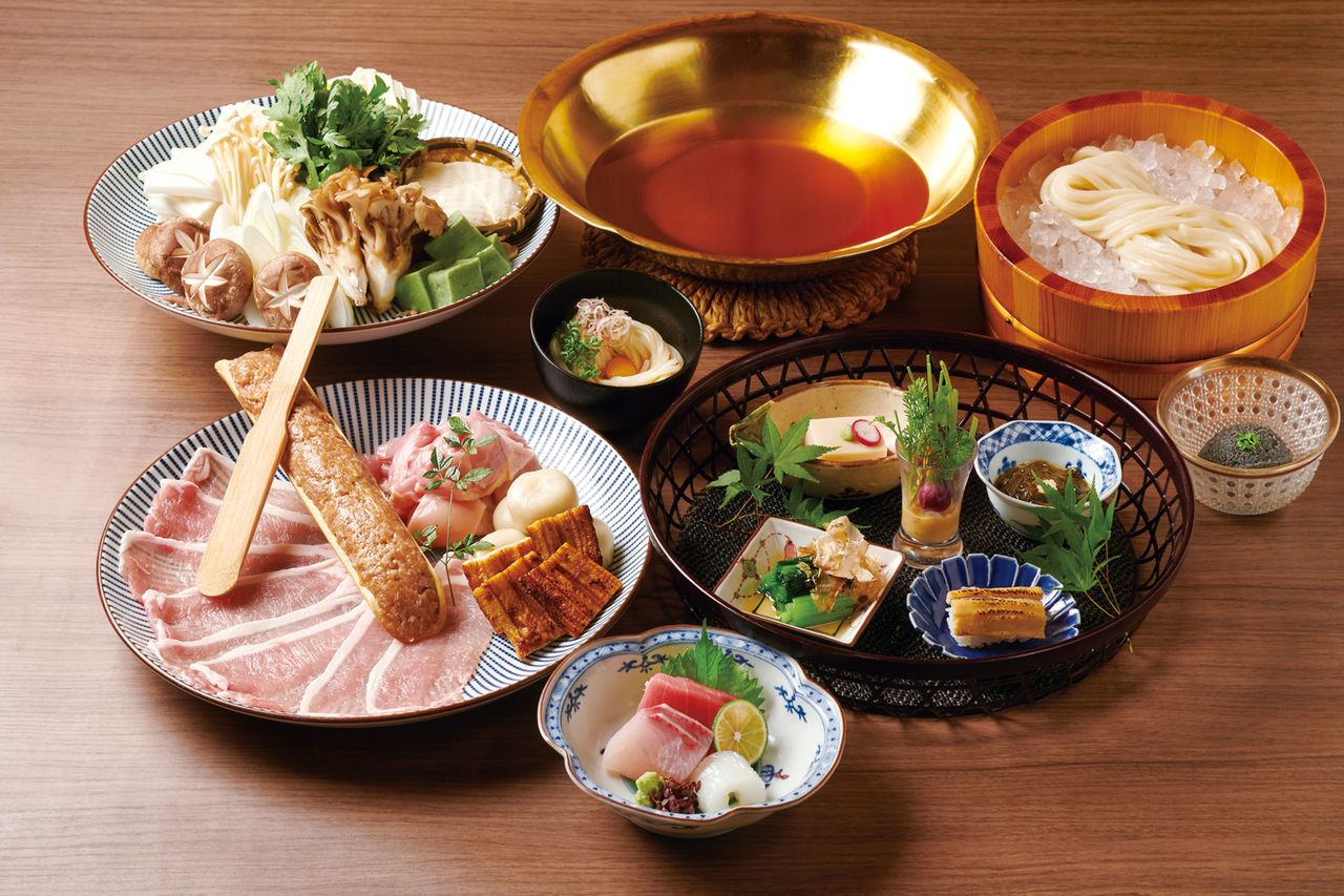 うどんすきのお鍋コース 6000円
