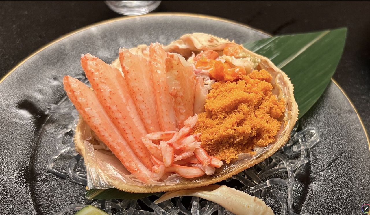 【Dinner】Omakase meal + Kobako crab