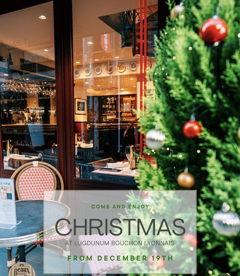 2025 Christmas Special Dinner Menu — Available only on December 19, 20 and 21