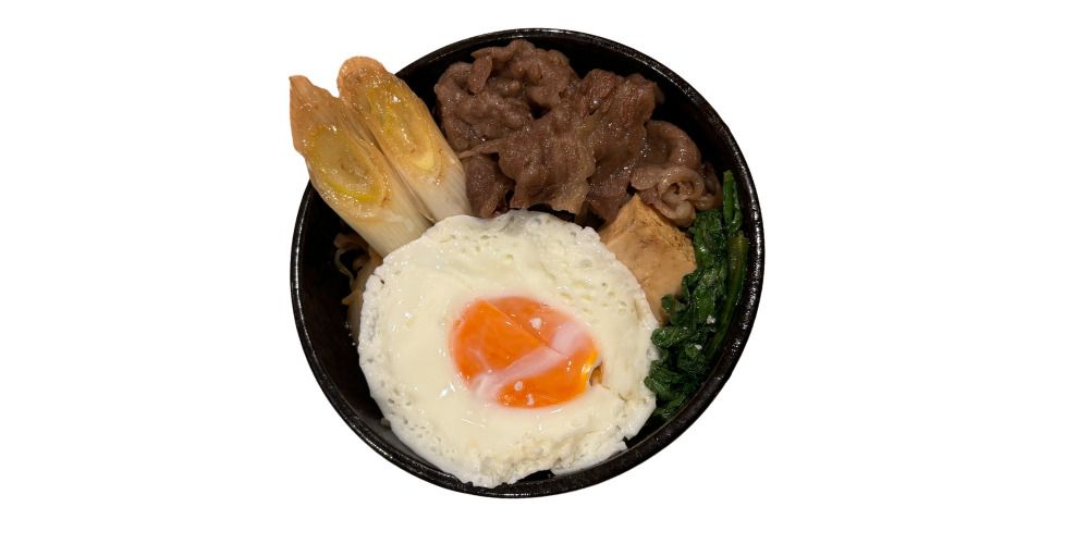 No.10 Sukiyaki-Don (Sukiyaki-Rindfleisch auf Reis)