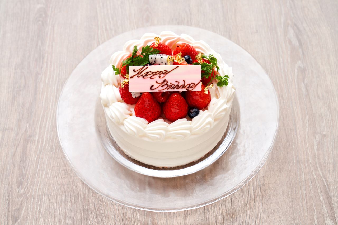 アニバーサリーデコレーションケーキ4号(生クリーム)