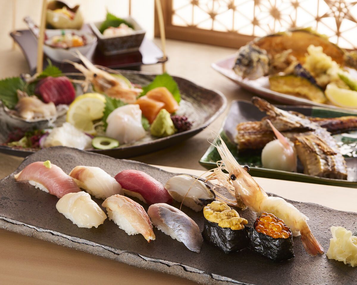 Sushi chef's choice course 15,000 yen
