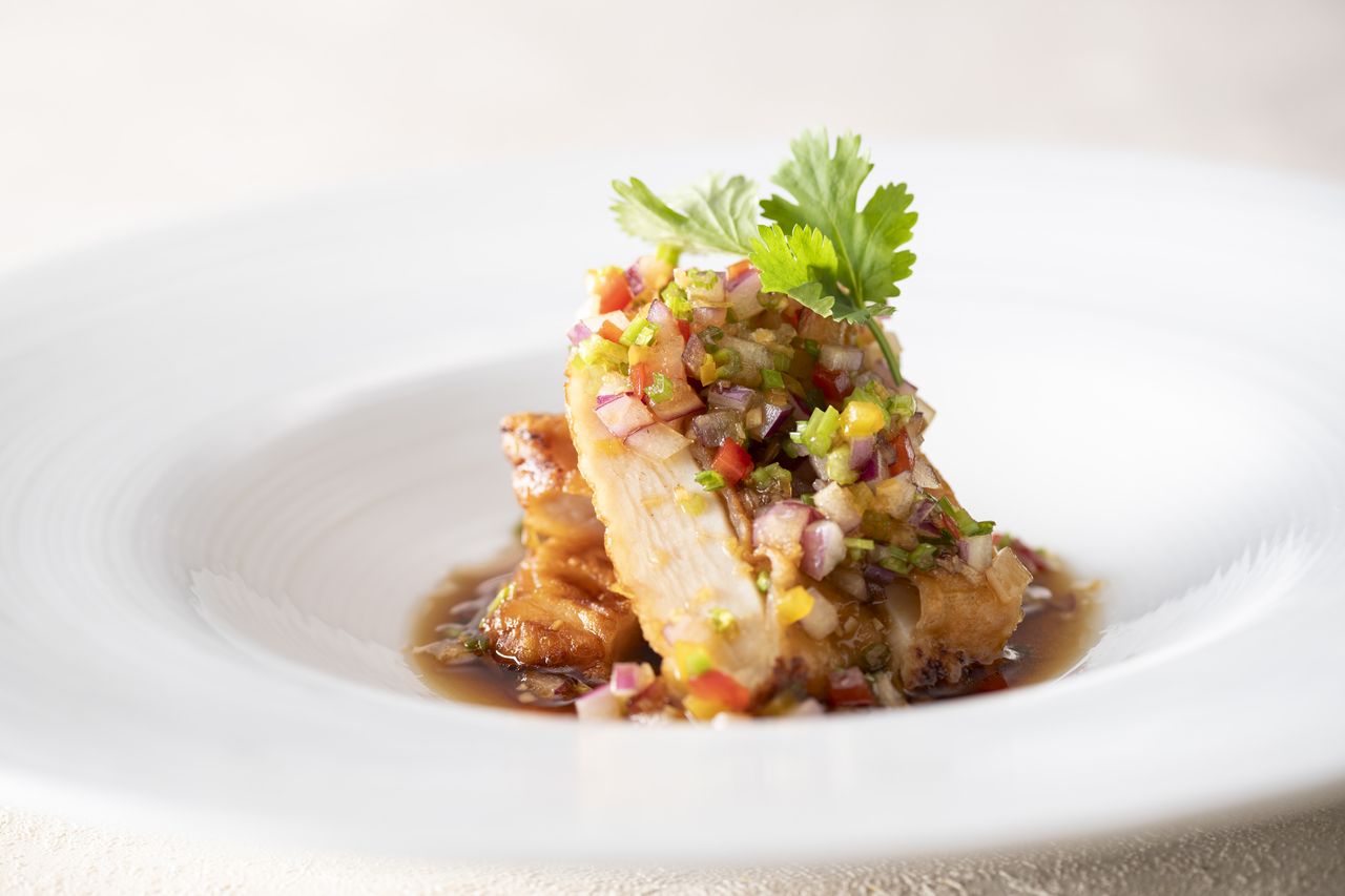 [Lunch Course: Xiang] 6 dishes from appetizer to dessert, including Taiwanese Dongding Oolong Tea