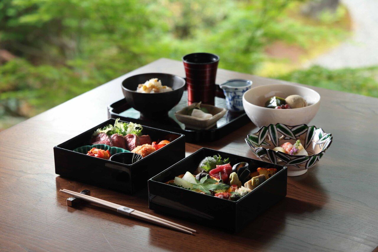 LUNCH COURSE "TOKINOKA" with One Drink and  Wagyu Beef Steak Upgrade