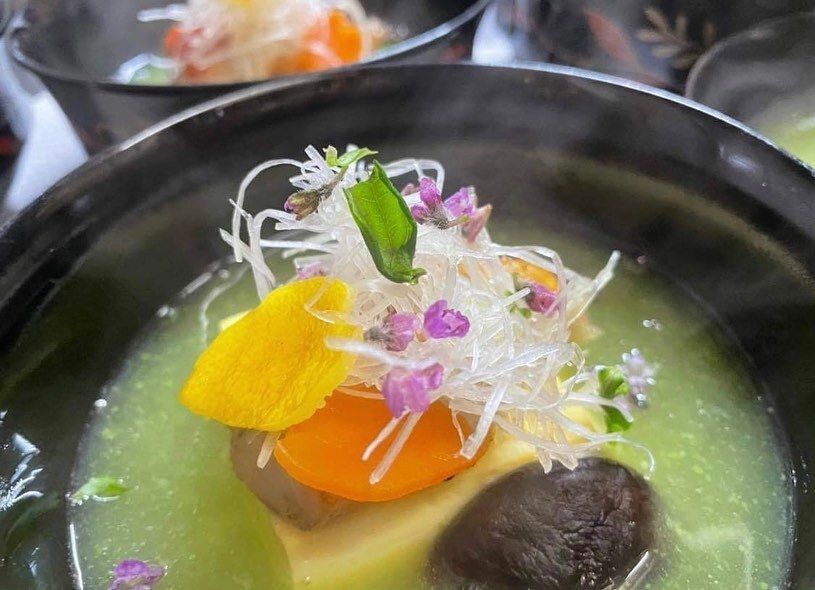 Menu omakase du Taisho — ¥22 000