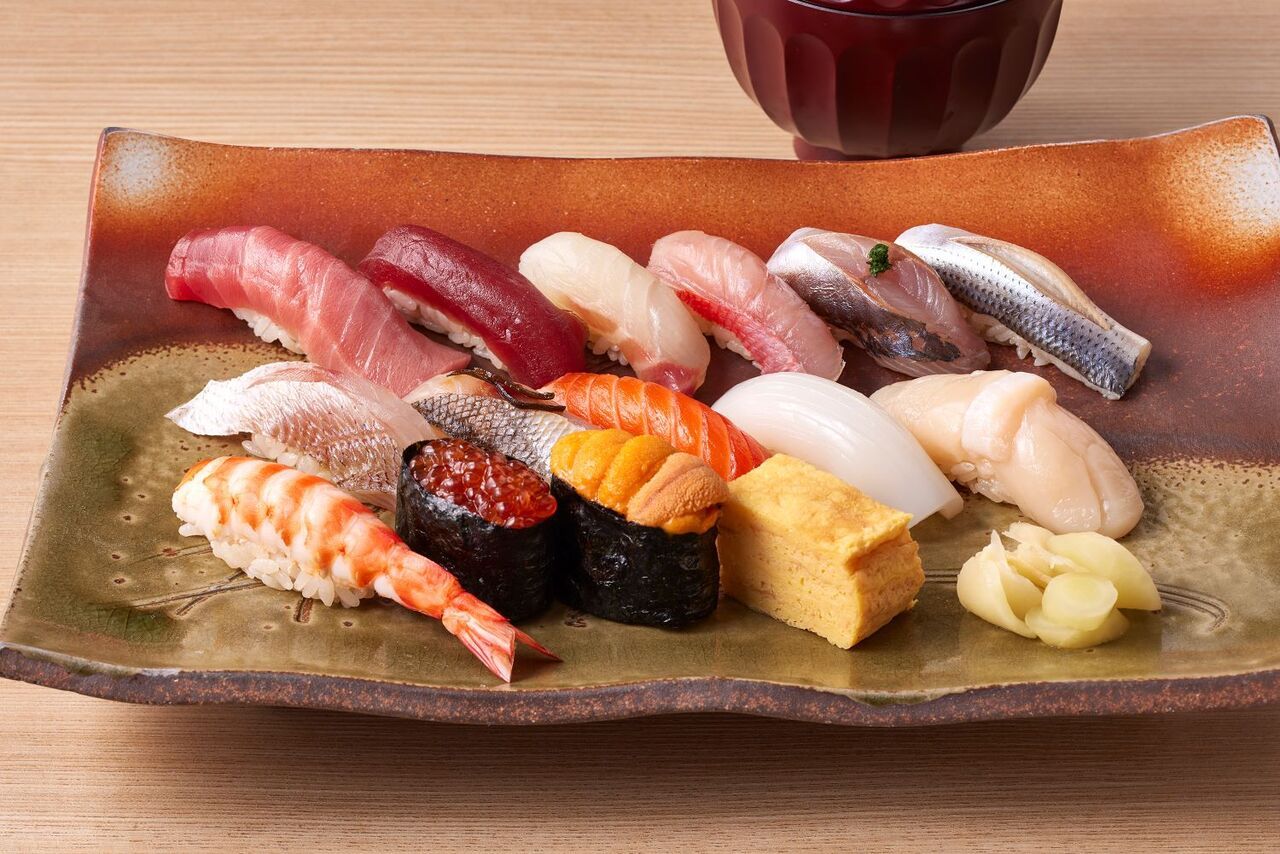 15 pieces of nigiri sushi