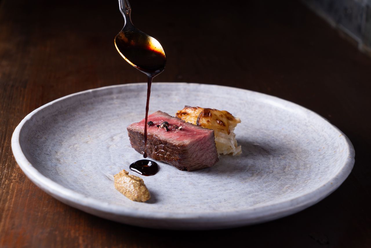 Menu Prune 선택할 수 있는 메인＋식후의 차과자 포함해 전7품