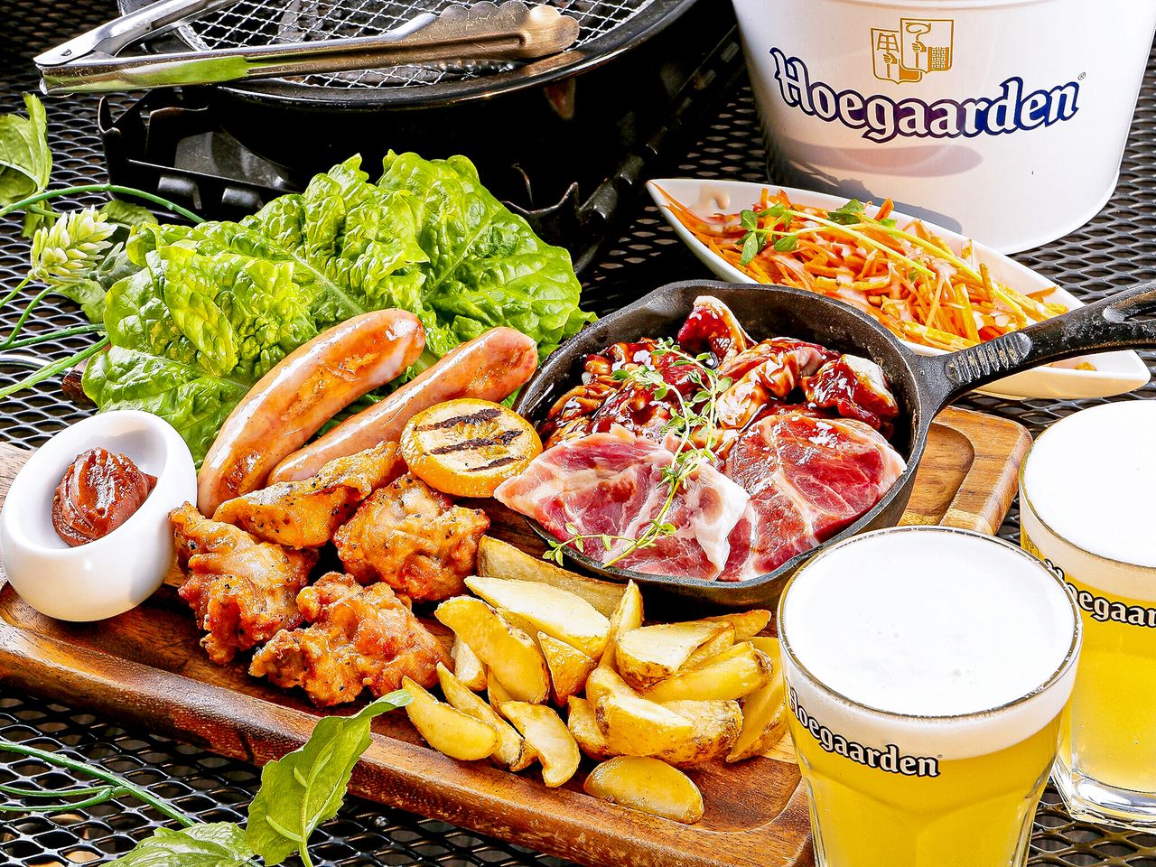 【お得な昼バーベキュー】開放的なテラスで楽しむライトBBQ