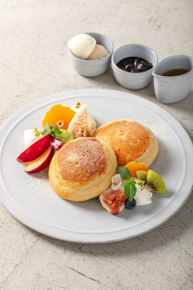 Heavenly vegan pancakes