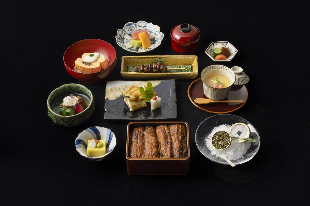 うなぎづくしコース　は　全10品