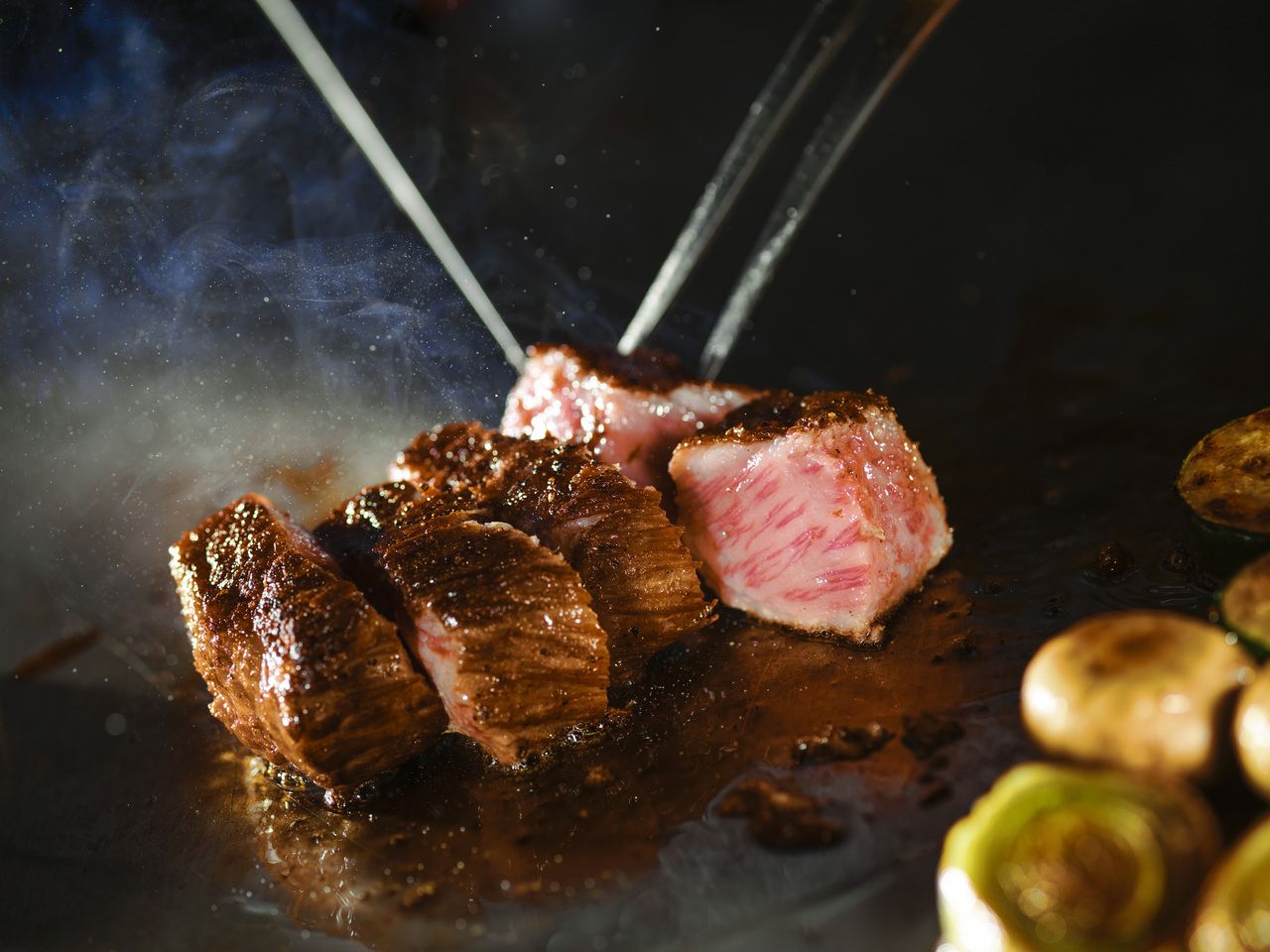 鉄板焼コース　蝦夷