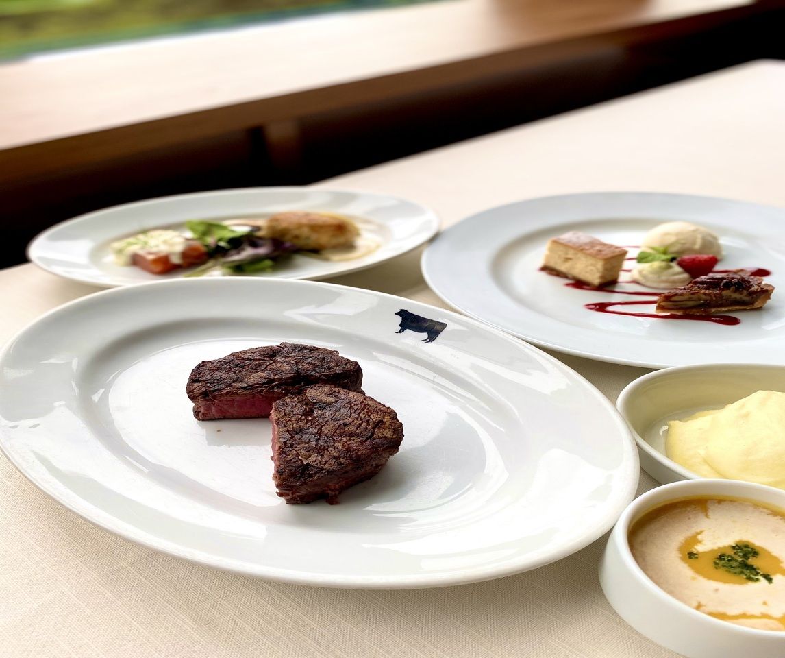 【ランチ】USプライムビーフ  テンダーロインステーキコース