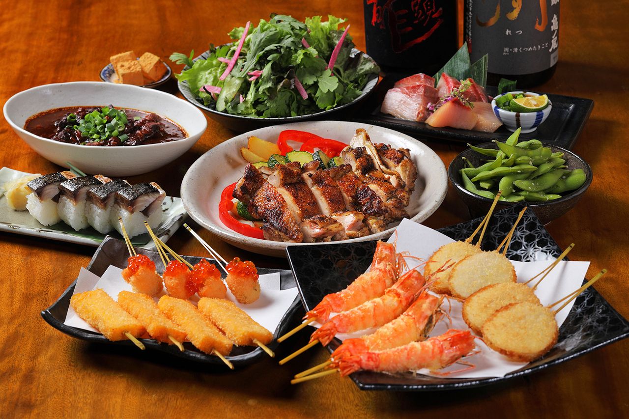 ☆おもてなしコース＋【日本酒付き2.5h飲み放題】 全11品