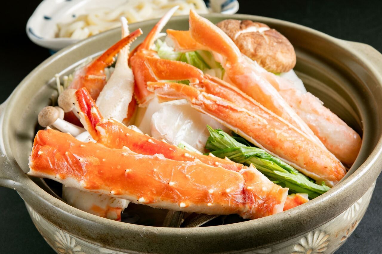 Two types of crab hotpot