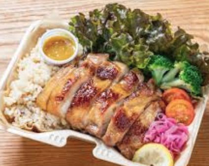 塩麹グリルチキンの玄米のお弁当