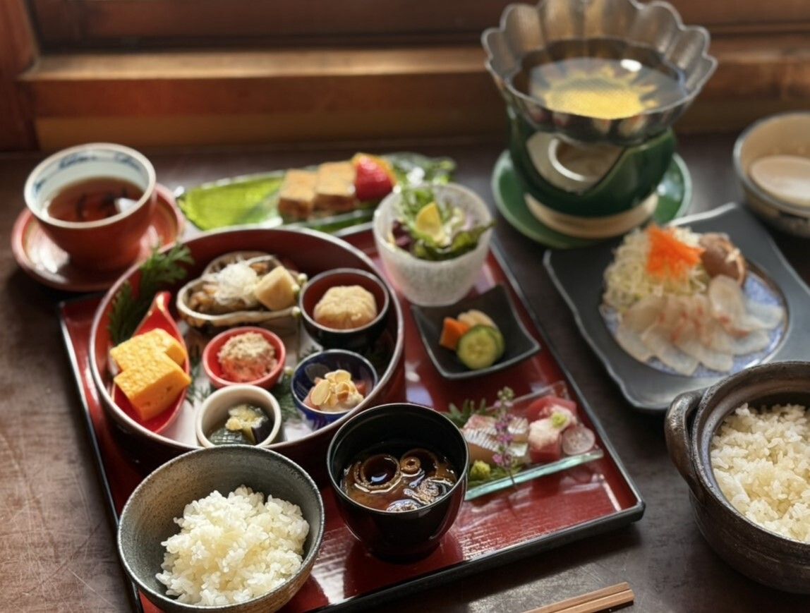 【レストラン】鯛しゃぶと八寸御膳