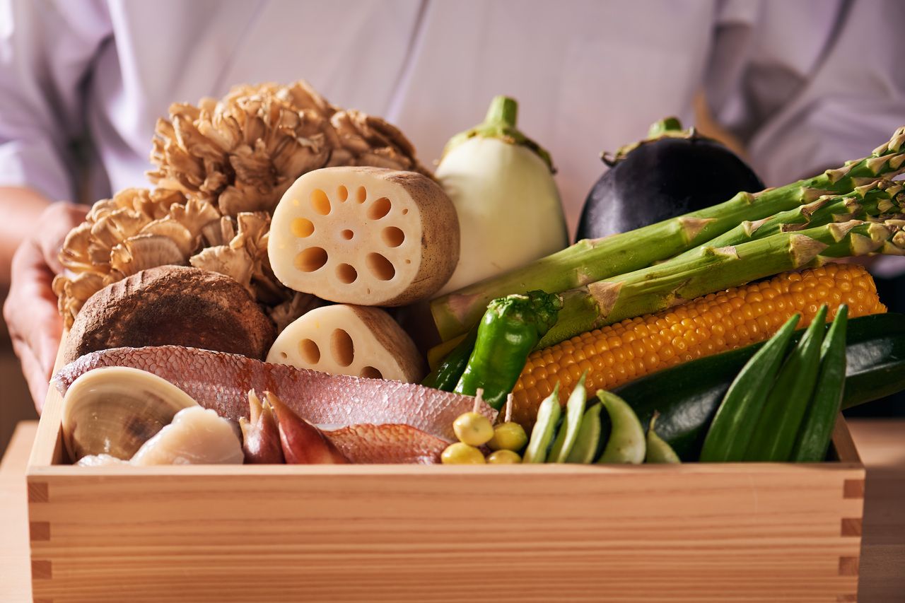 Chef's choice tempura 12000 yen course