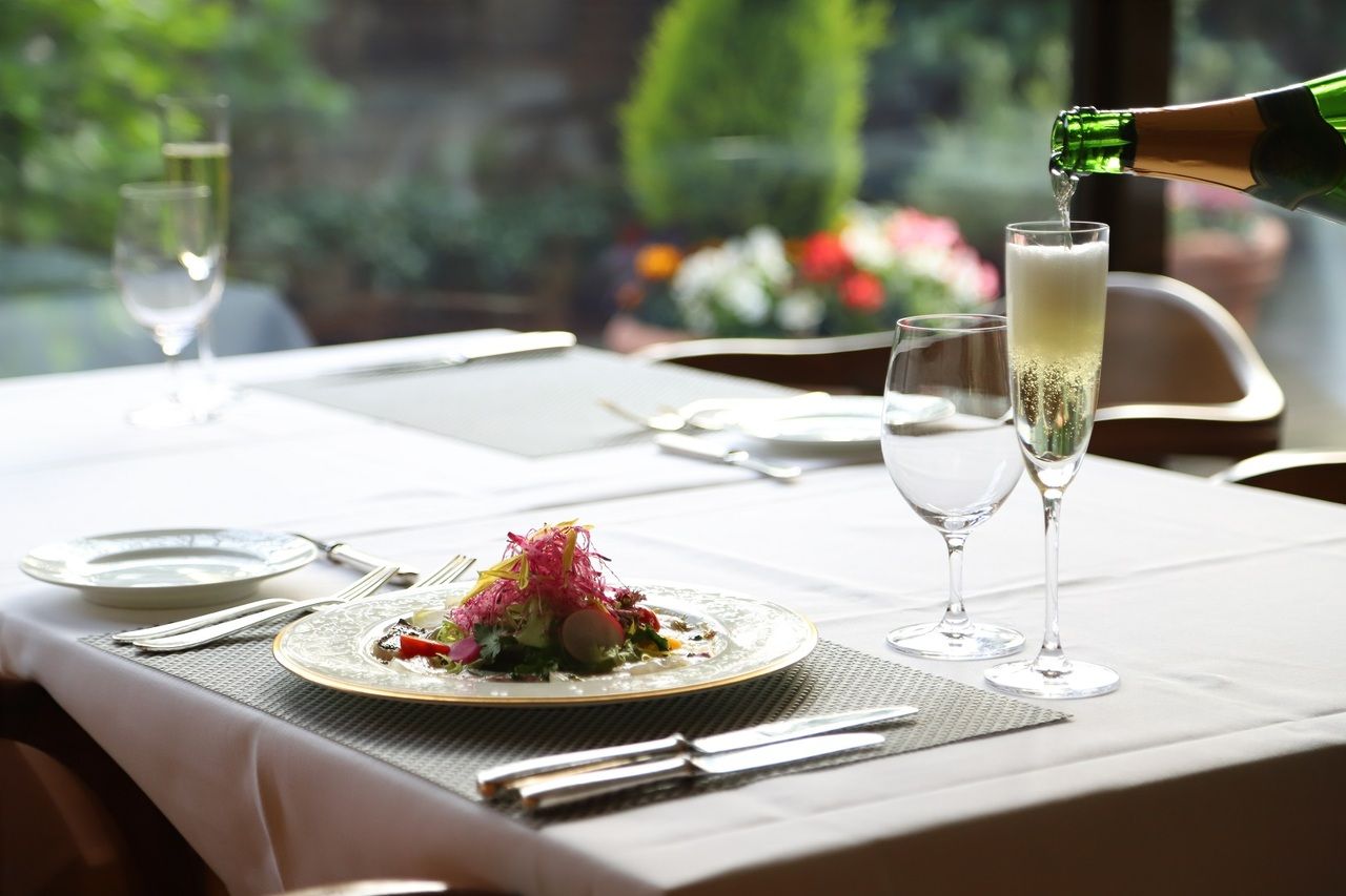 [Lunch C] Choose from meat or fish as your main dish, and choose from pasta or soup, for a total of 4 dishes