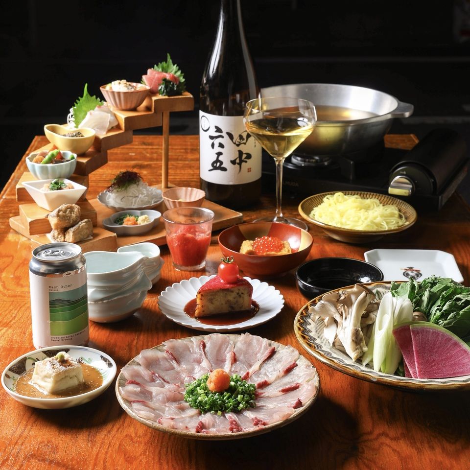 [Yellowtail Shabu-shabu] Special 13-item course [All-you-can-drink included]