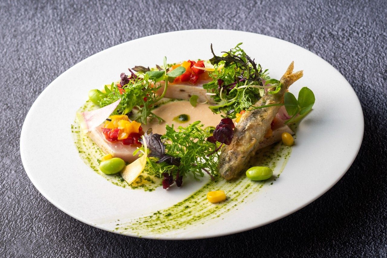 Kamogawa Kyoto French Cuisine | 5 dishes to enjoy both fish and meat dishes