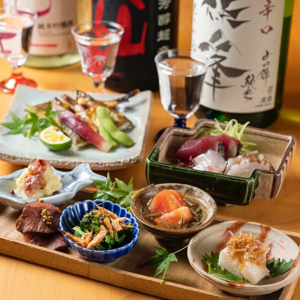 日本酒付き6800円コース