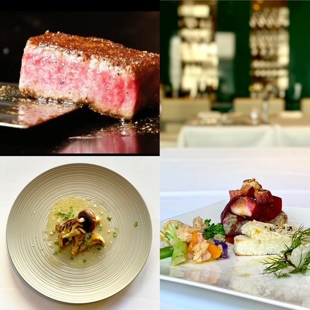 A コース　メインは仙台牛赤身ステーキ 全12品