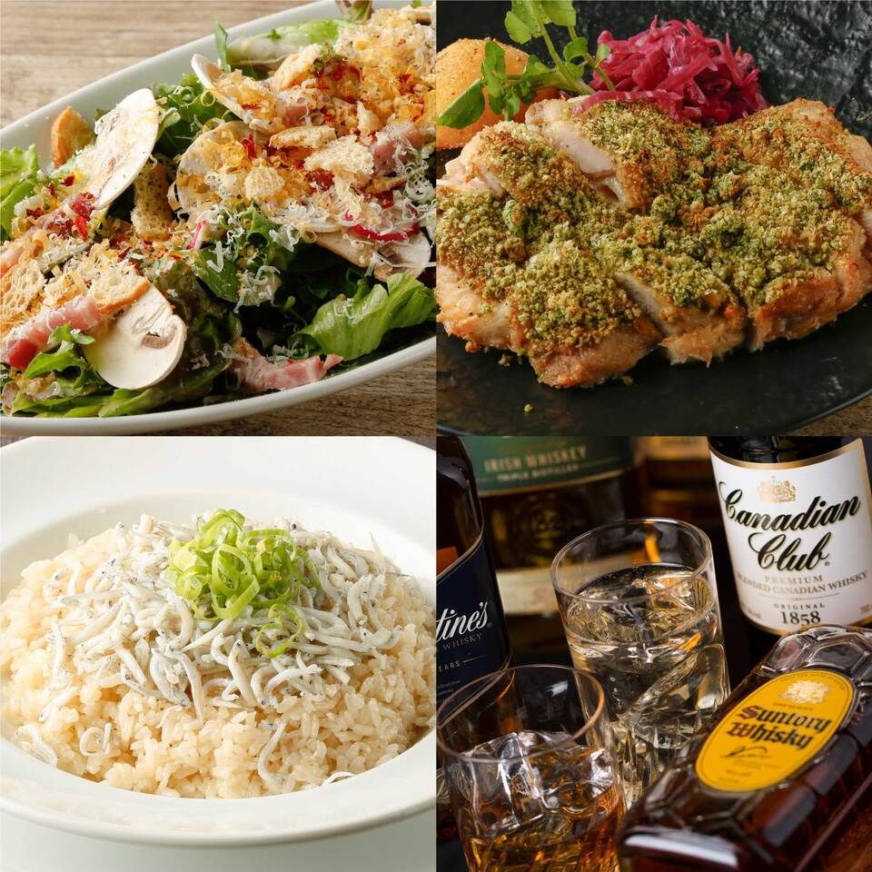 《DENのカジュアルライトプラン》人気＆季節の前菜3種や料理長お勧めお肉料理など全5品【2時間飲み放題付き】お一人様5,000円