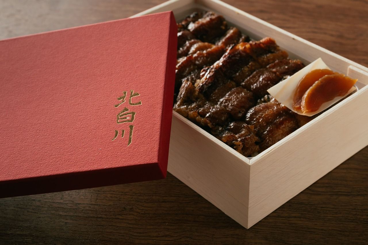 [Takeout] Unagi-ju Matsu (half eel) *Folded box