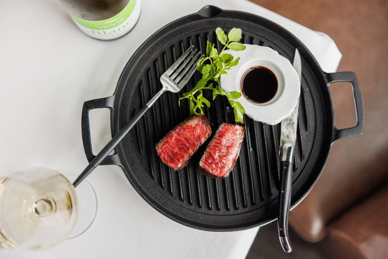 【Lunch Course】 - 熟成和牛 ランプ炭火焼き -