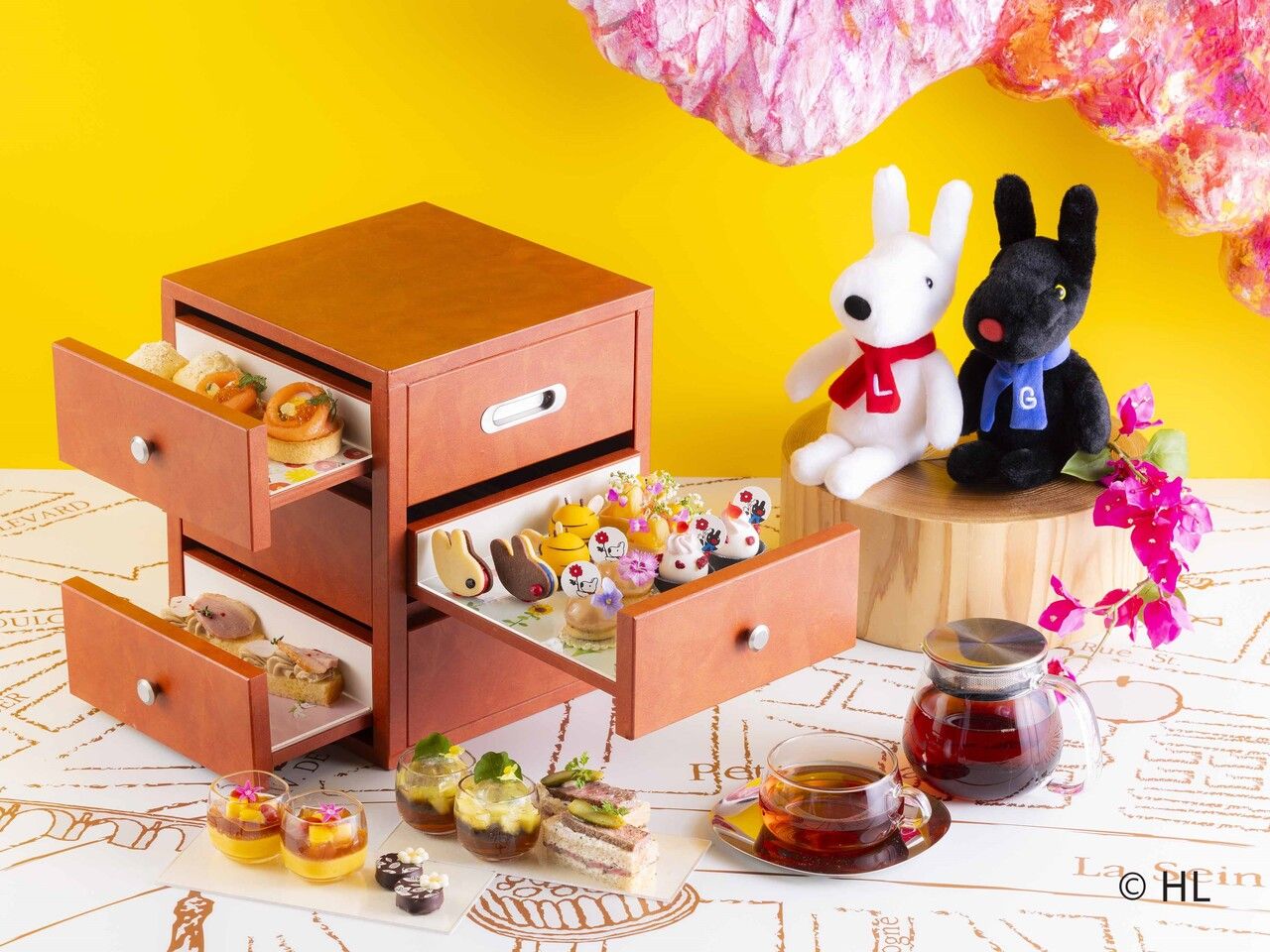 <Weekday> MYPLACE Afternoon tea set Gaspard et Lisa Present Box - 15:00~