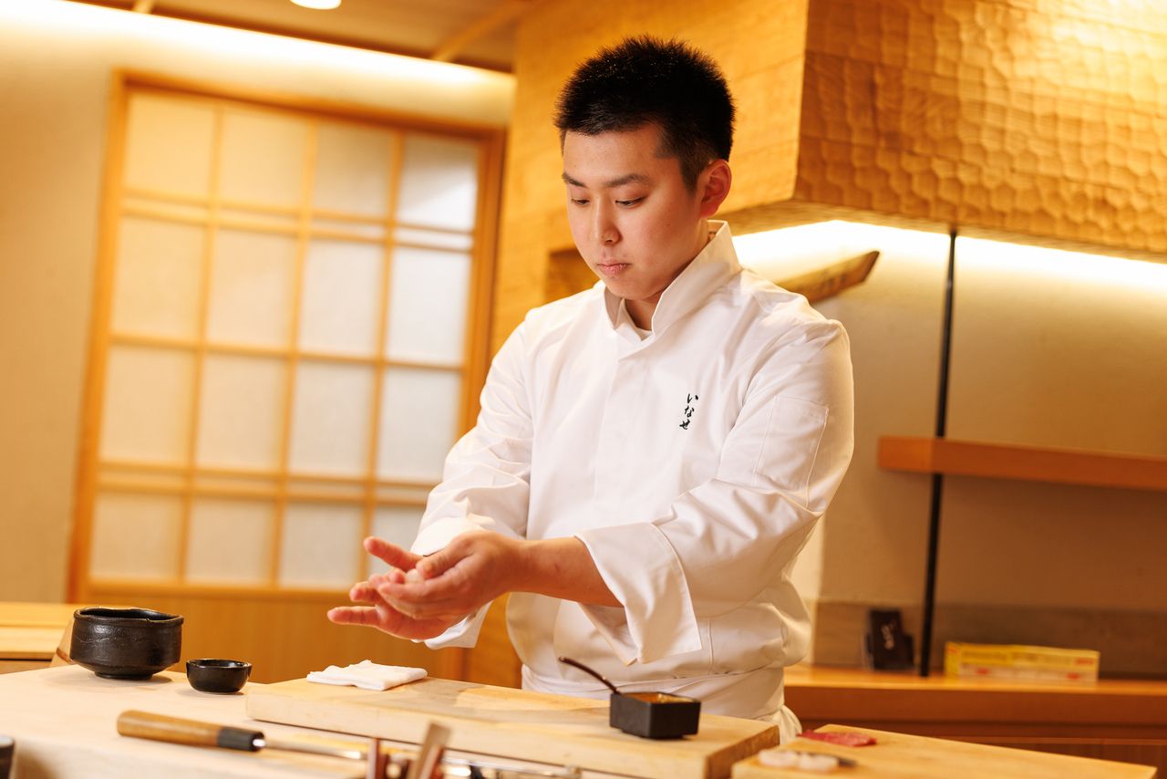 Special sushi and snack course