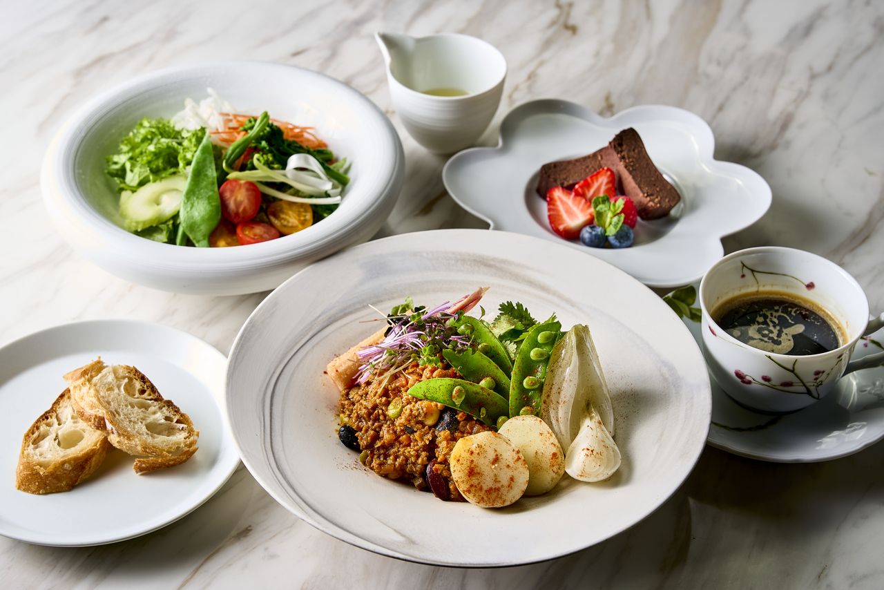 【PLANT BASED】 Healthy beauty lunch course using only plant-derived ingredients