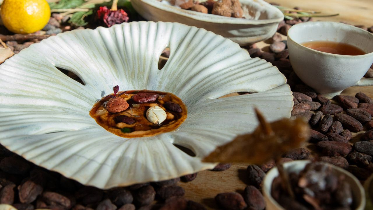 カカオのデザートコース