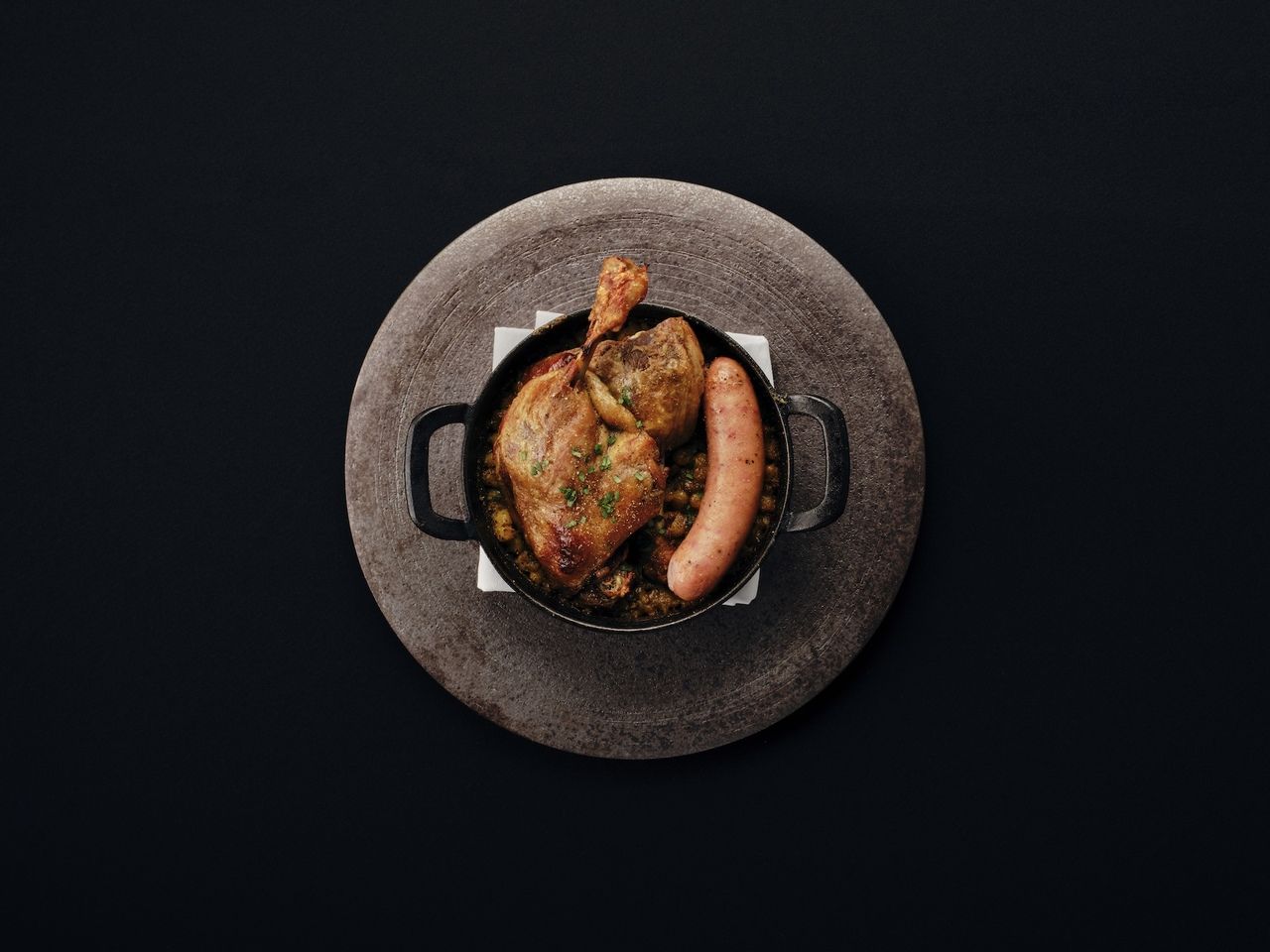 Seasonal full course meal from a hidden cheese shop