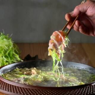 お得！！【名物鴨しゃぶコース】リピート率No.1！あいち鴨しゃぶしゃぶ・比内地鶏の焼鳥・炭火焼野菜などが楽しめる全11品