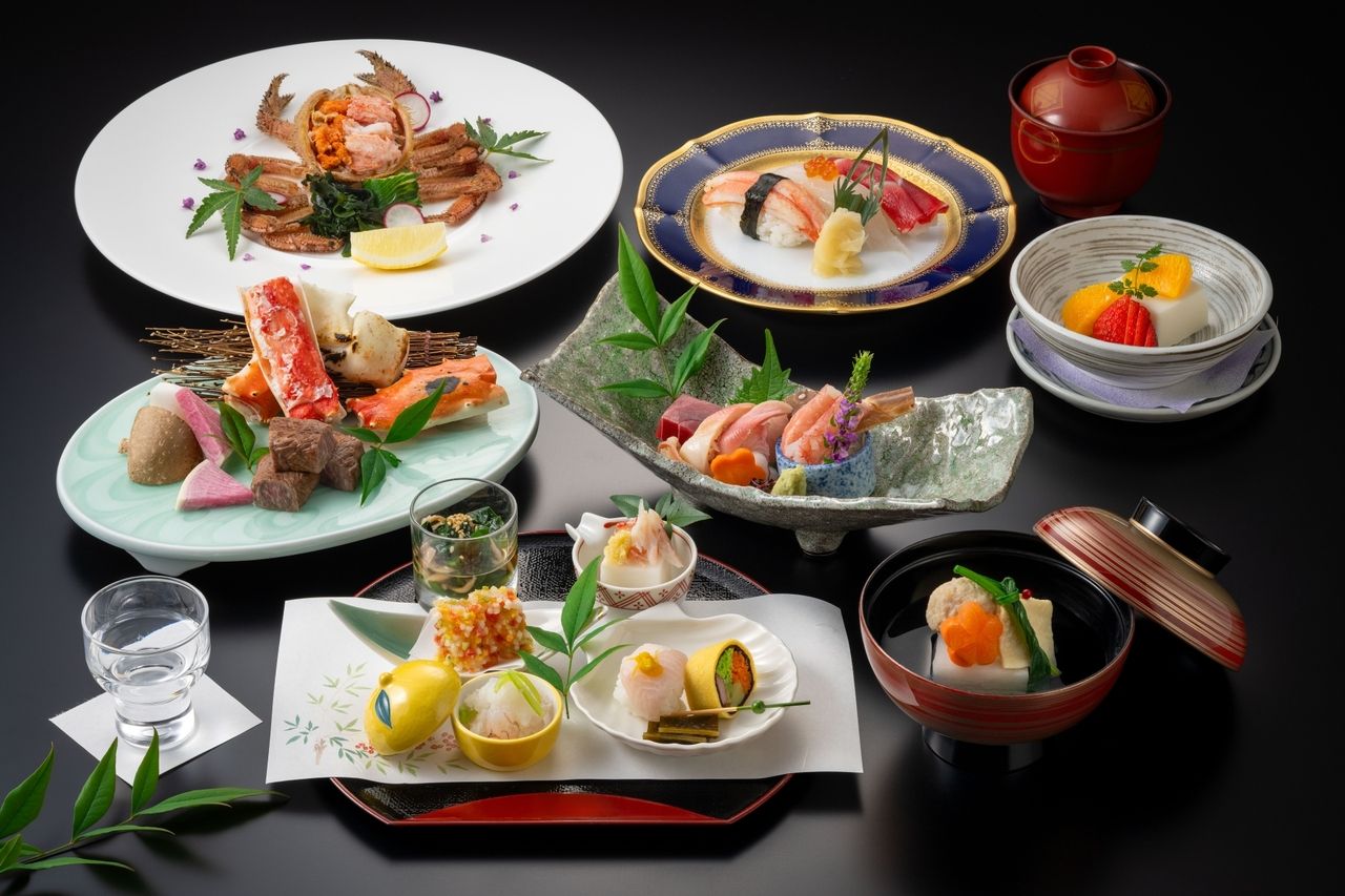 三大蟹を食す冬の饗宴会席