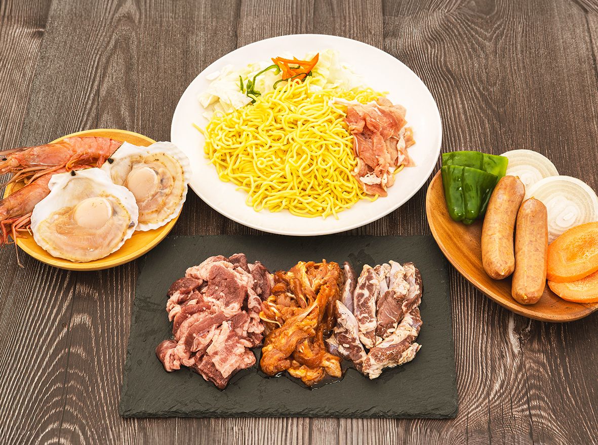 「食材+器材」BBQエンジョイプラン　大満足♡お肉＆シーフード