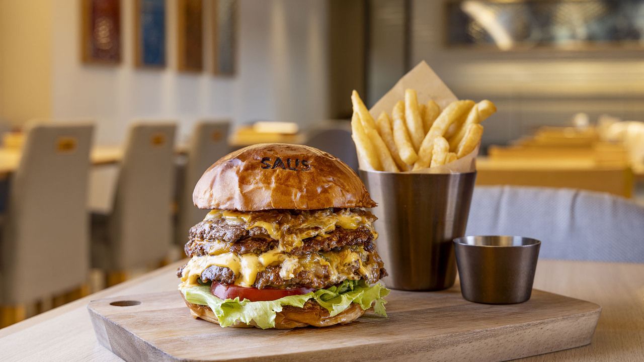 【SAUS】Anniversary Double Smash Cheeseburger