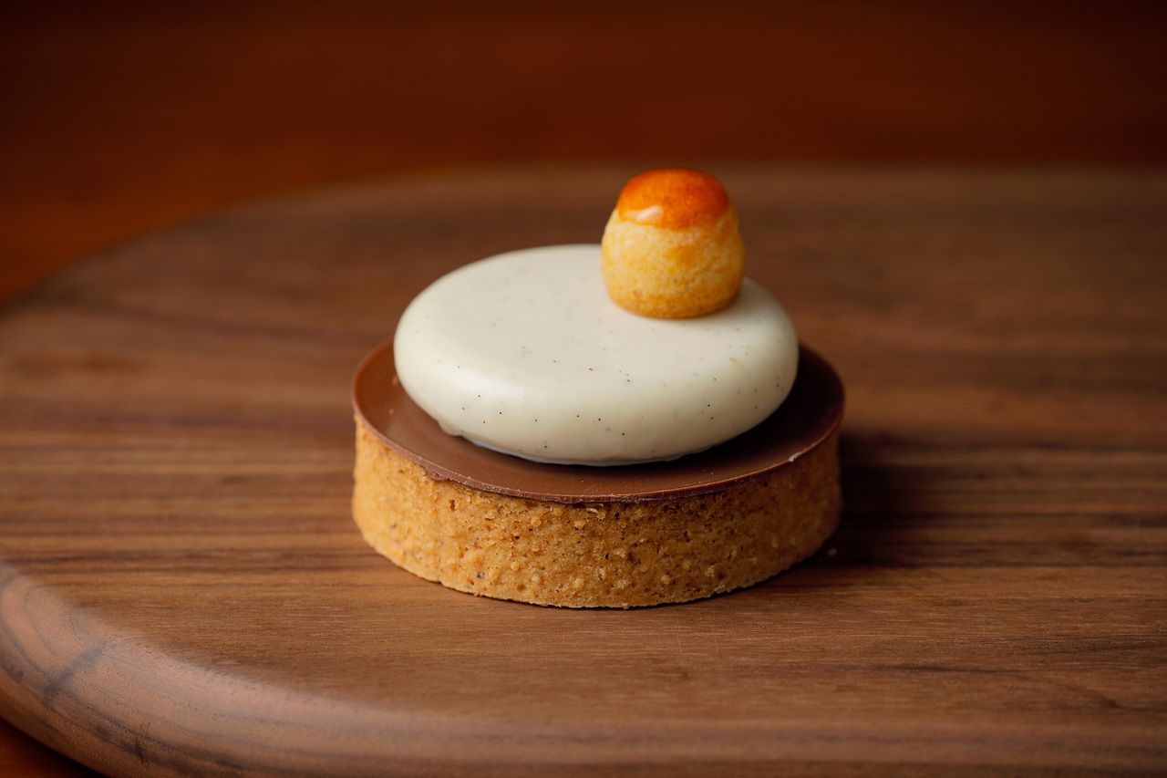 チョコレートマカデミアタルト