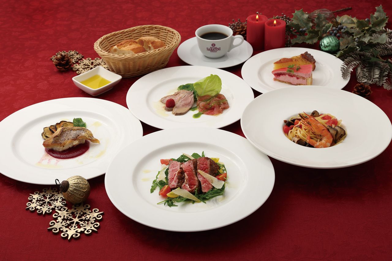 (Prima sessione, per prenotazioni dalle 11:00 o dalle 11:30) Pranzo speciale di Natale Portata 2025 5.500 yen (tasse incluse) 5 portate