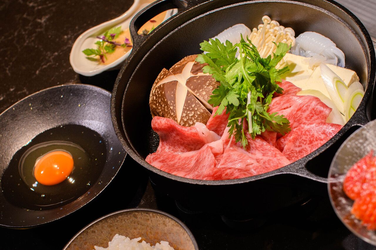  Kobe beef sukiyaki