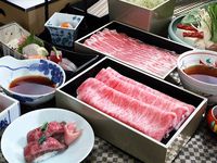 Tsuyu shabu-shabu and Omi beef Hanamizuki