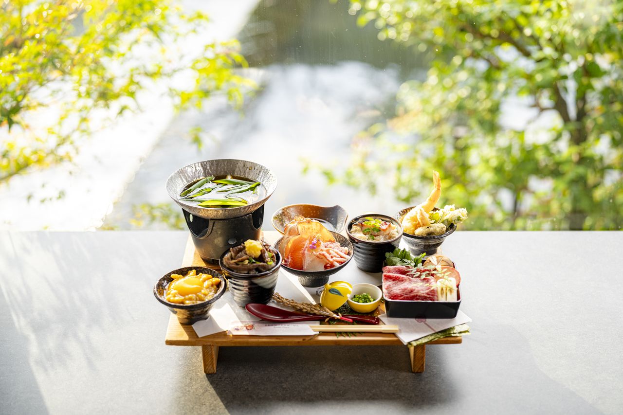 京都碗五種口味品嚐套餐～和牛肩胛肉配冬季蔬菜壽喜燒～（冬季版/2025年12月1日起）