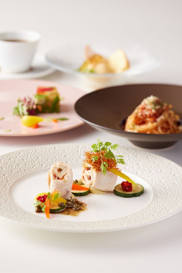 Lunch course (main dish: meat)